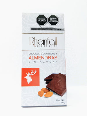 Barra de Chocolate con Leche con Almendras